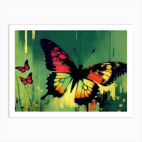 Butterfly Painting 209 Art Print