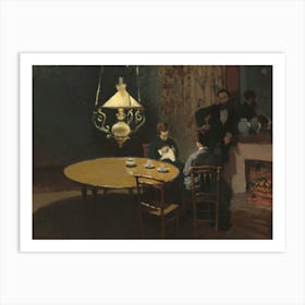 Interior, After Dinner, Claude Monet Art Print