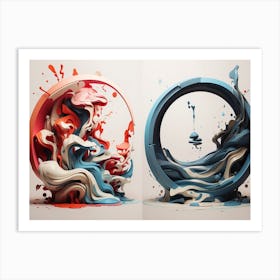 3d Art 1 Art Print