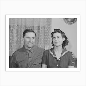 Mr And Mrs Lee Wagoner, Who Farms On The Black Canyon Project, Canyon County, Idaho By Russell Lee Art Print