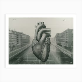 Heart In The City (IX) Art Print