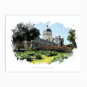 Royal Exhibition Building, Melbourne, Victoria Art Print