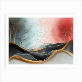 Abstract Painting 27 Art Print