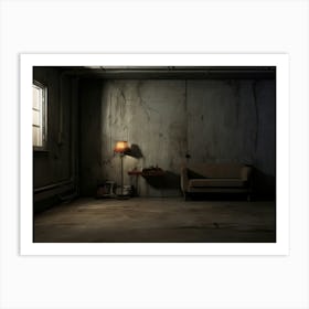 Empty Room - Empty Room Stock Videos & Royalty-Free Footage Art Print