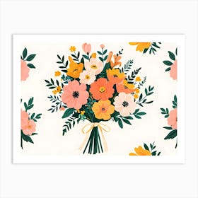 Bouquet Of Flowers 21 Art Print