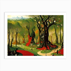 Garden Of Earthly Delights Art Print