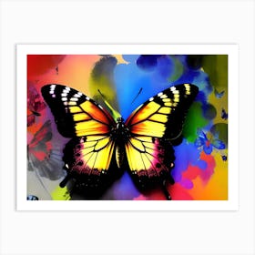 Butterfly Painting 8 Art Print