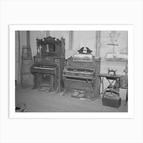 Organs And Other Relics On Display At The Bird Cage Theater Museum, Tombstone, Arizona, The Bird Cage Theater Boasted Art Print