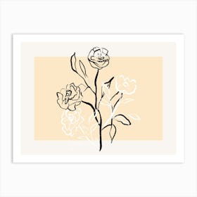 Bohemian Roses Art Print