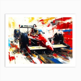 Grand Prix Auto Racing - Racing Car Art Print