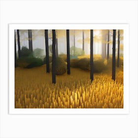 Autumn Forest 31 Art Print