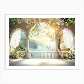 Arched Window Art Print