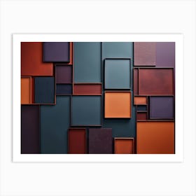 Abstract Wall - Abstract Stock Videos & Royalty-Free Footage Art Print