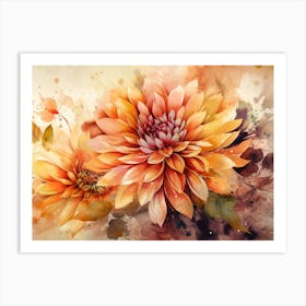 Dahlia Art Print