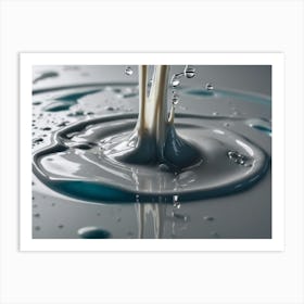 Milk Pouring 2 Art Print