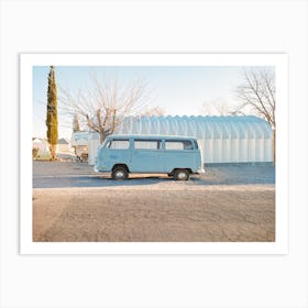 Vw Bus Death Valley Art Print