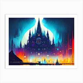 City At Night 6 Art Print