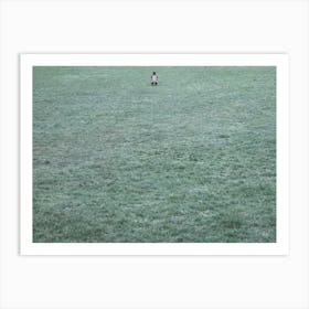 Minimalist Alone in Nature Concept in Richmond Park Art Print