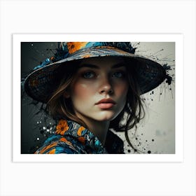 Portrait Of A Young Woman 41 Art Print