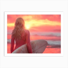 California Dreaming - Surfside Elegance Art Print