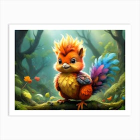 Feathered Friend #3 1 Art Print