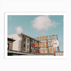 Pikes Place Market Art Print