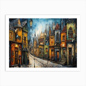 City At Night Art Print