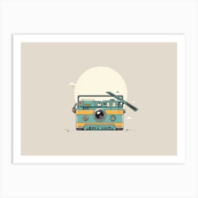 Retro Camera Art Print