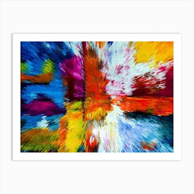 Acrylic Extruded Painting 74 Art Print