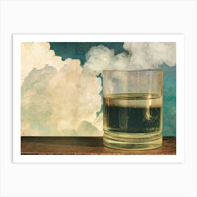 Glass Of Water 5 Art Print