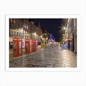 Royal Mile In Edinburgh Art Print