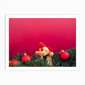 Christmas Background Art Print