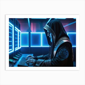 Tech priests prayying to server farms 12 Art Print