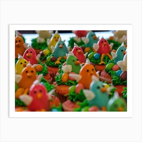 Easter Cupcakes 3 Art Print