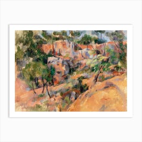 Bibémus, Paul Cézanne Art Print