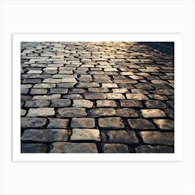 Cobblestone Road 3 Art Print