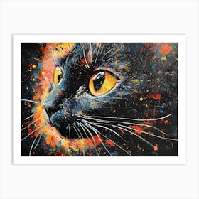 The Coolest Cat In Town 12 Art Print