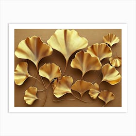 Ginkgo Leaves 1 Art Print