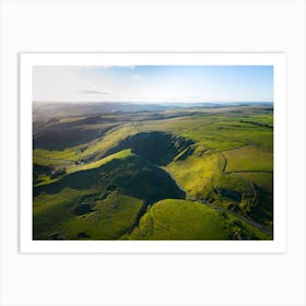 Aerial View Of The Moors 1 Art Print