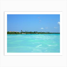 Blue Water In The Ocean Art Print