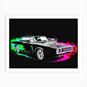 Dodge Charger 1970 Art Print