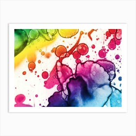 Watercolor Rainbow 1 Art Print