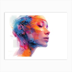 Portrait Of A Woman 3 Art Print