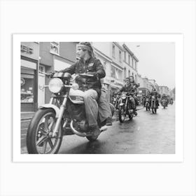 Motorcycle Action Group Protesting, 1973 Art Print