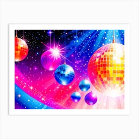 Disco Balls 1 Art Print