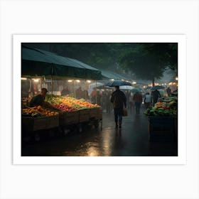 Ai Farmers Market 013102 Art Print