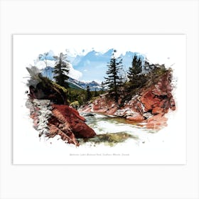 Waterton Lakes National Park, Southern Alberta, Canada Art Print