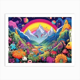 Rainbow In The Sky Art Print