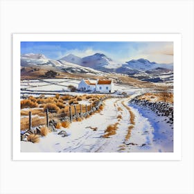 Scotland In Winter Art Print