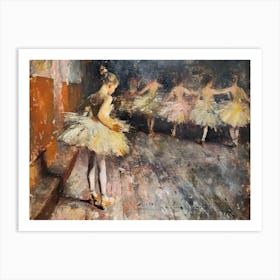 Contemporary Artwork Inspired By Edgar Degas 4 Art Print